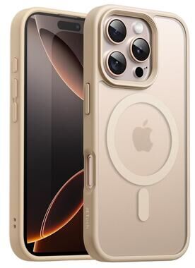 JETech MagSafe Case for iPhone 16 Pro 6.3" Matte Desert Titanium New